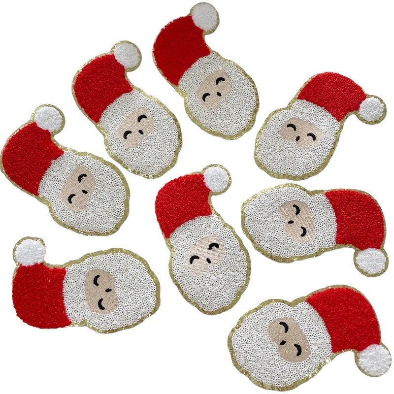 Sequin Santa Patch